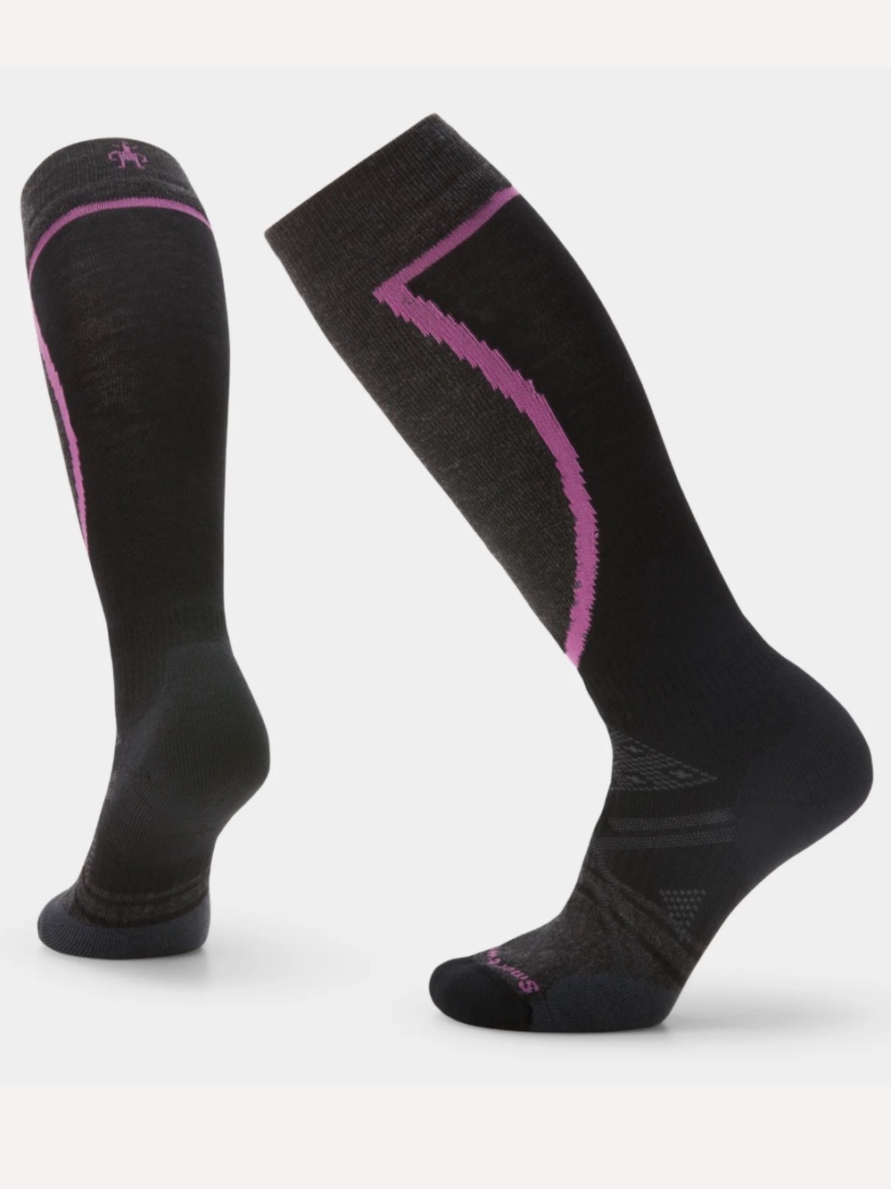 NWT 2 Pairs of Smartwool Women's Ski Full Cushion Over The Calf Socks.